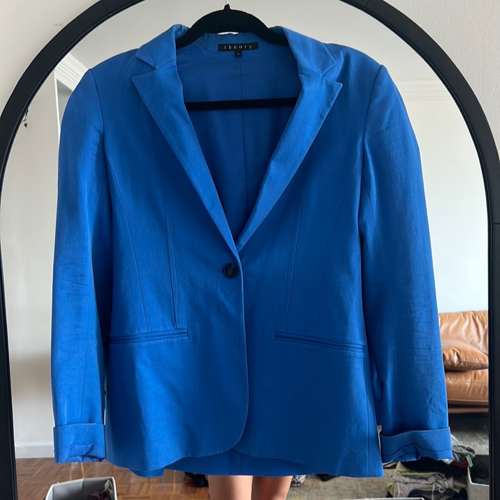 Theory Blazer in Blue